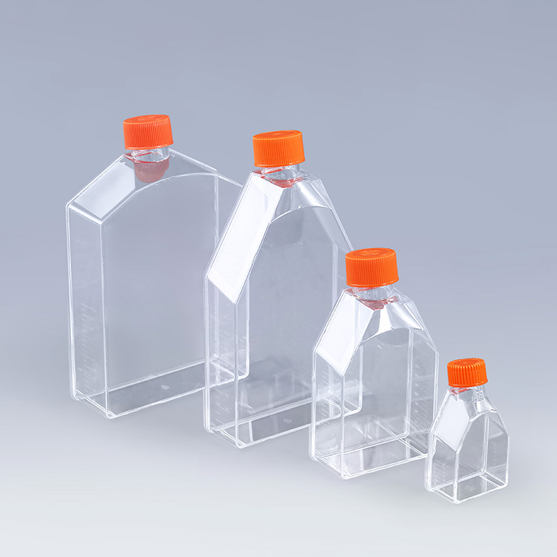 What requirements should the raw materials of cell culture flasks meet?