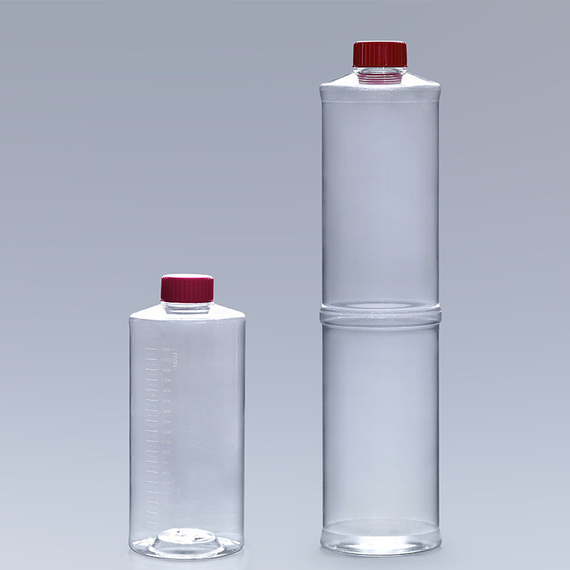 Production process of cell culture roller bottles