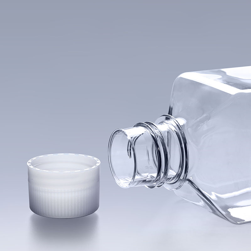 What is the serum precipitate in the PETG medium bottle