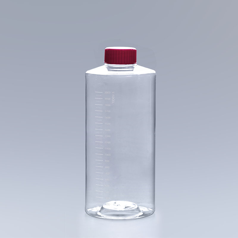 2L Untreated cell roller bottles