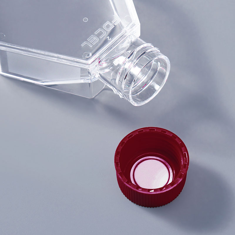 Advantages of cell culture flasks with slanted neck design